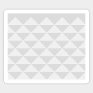 Abstract Triangles pattern - gray. Sticker